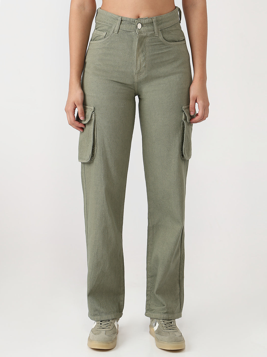 Army Green multipocketed cargo