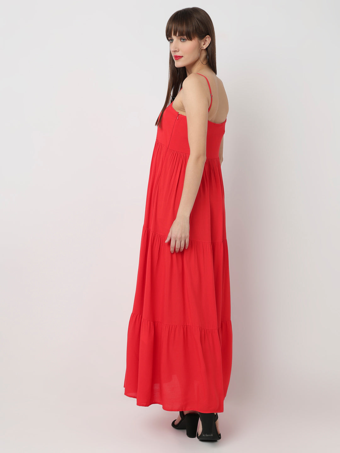 Crimson Breeze Maxi