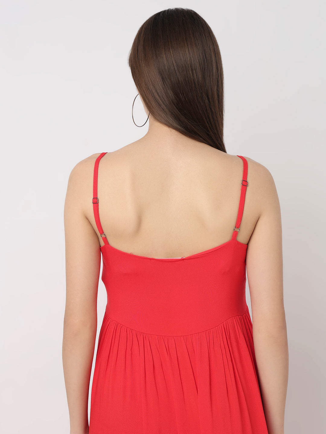 Crimson Breeze Maxi
