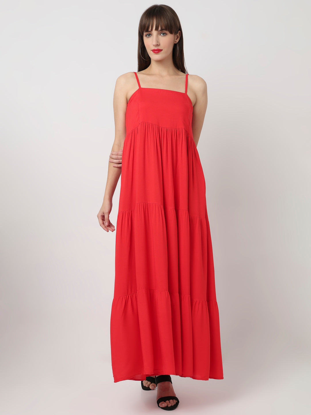 Crimson Breeze Maxi