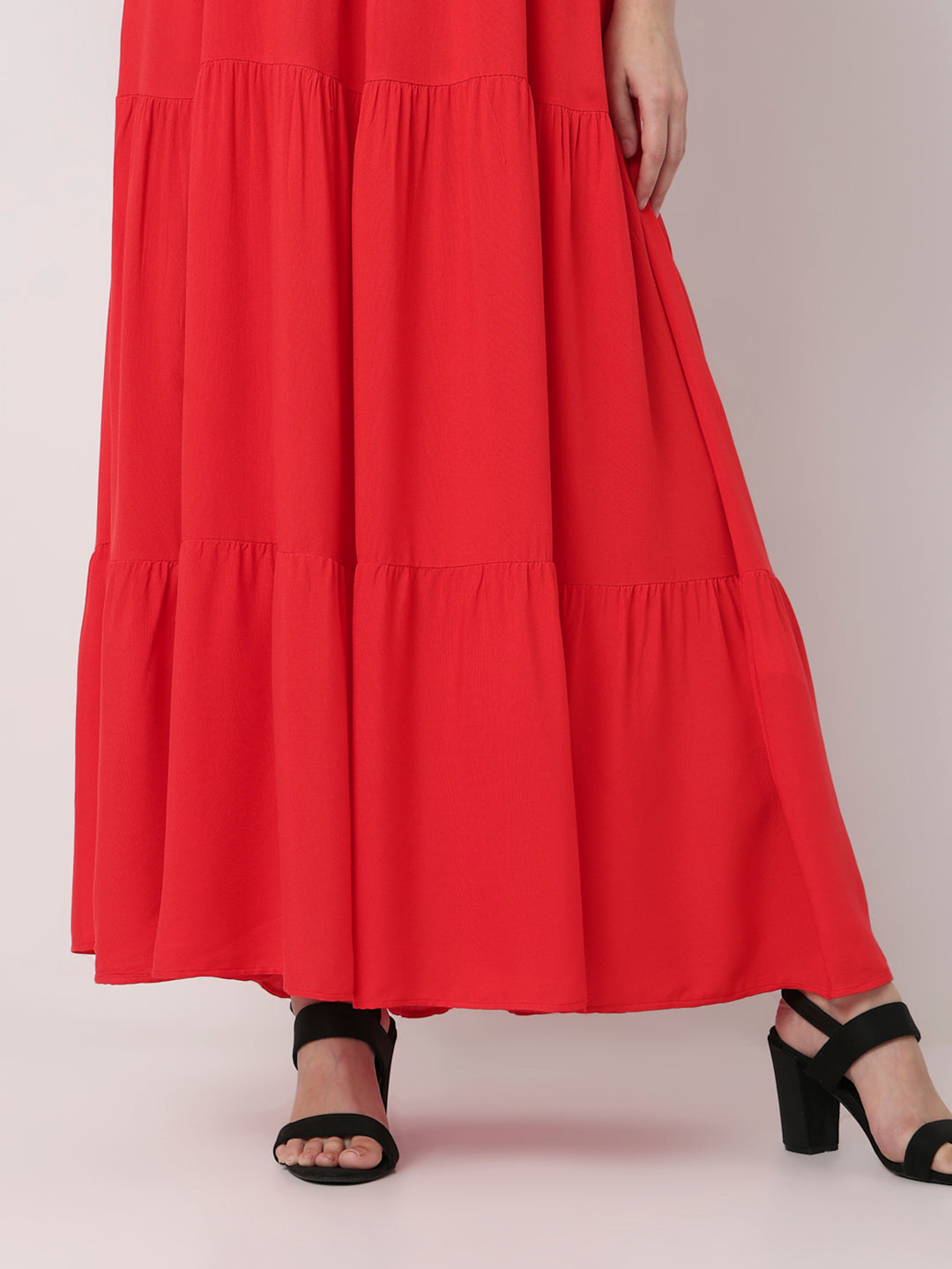 Crimson Breeze Maxi