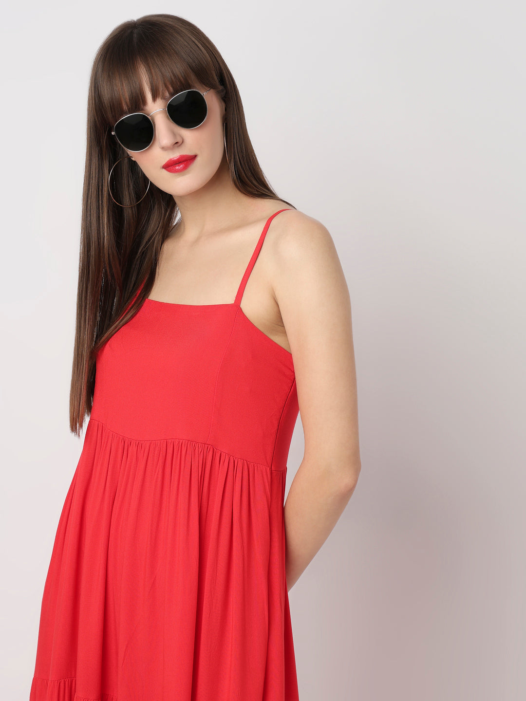 Crimson Breeze Maxi