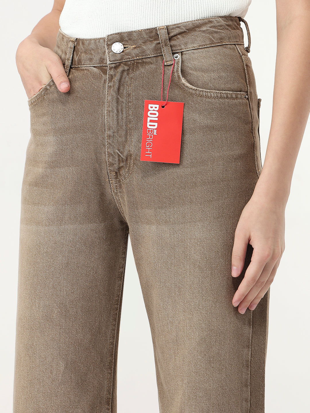 Barcelona Sandstone Straight Jeans