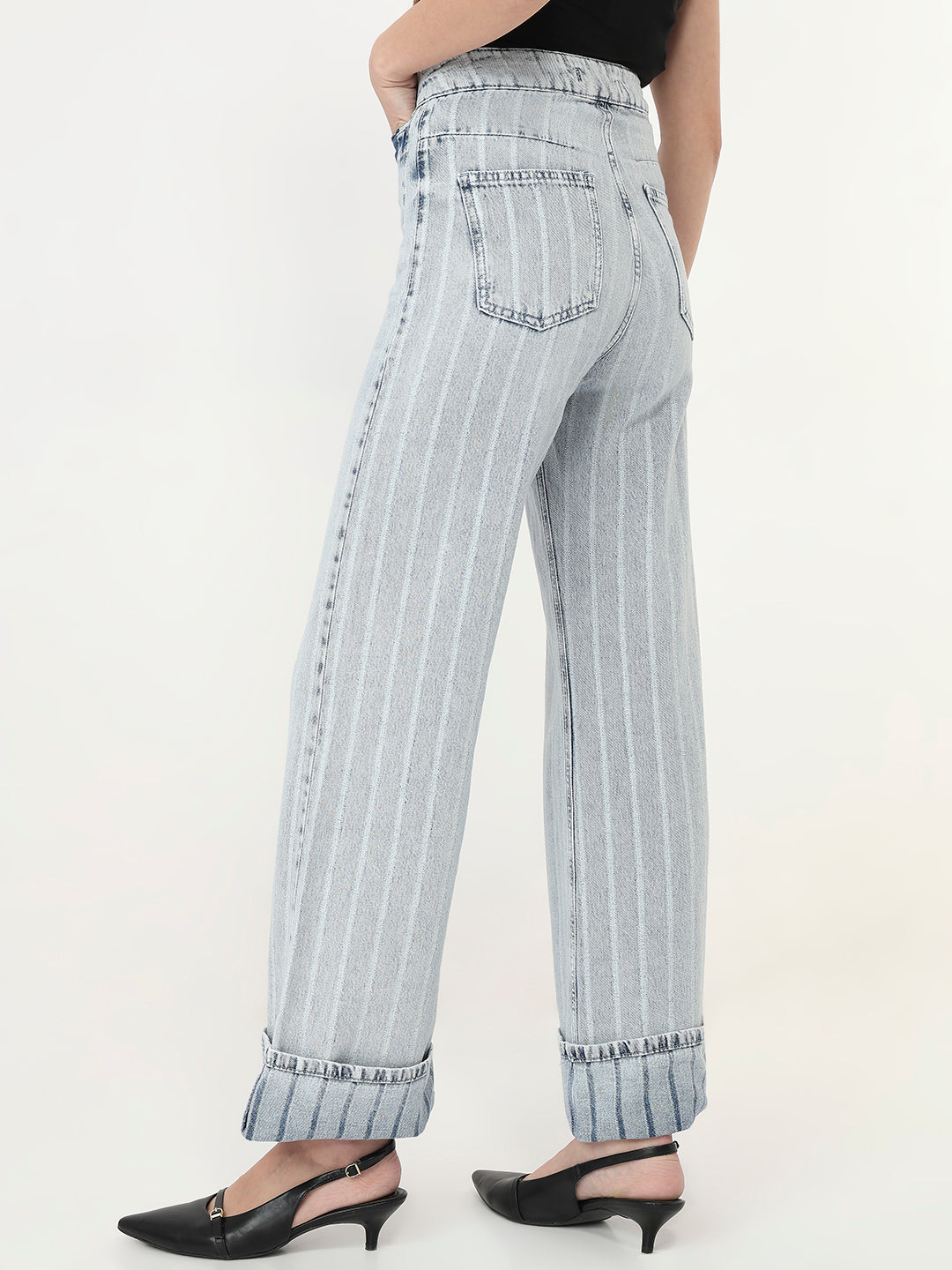 Pinstripe Paris Denim