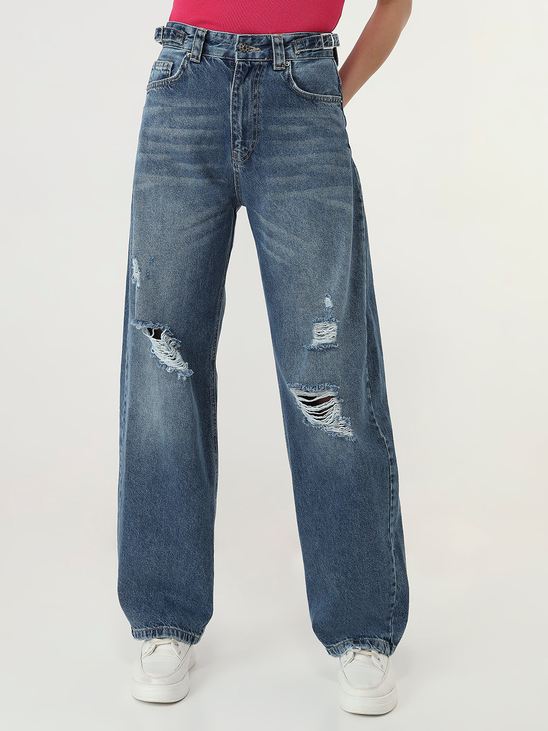 Classic ripped denim