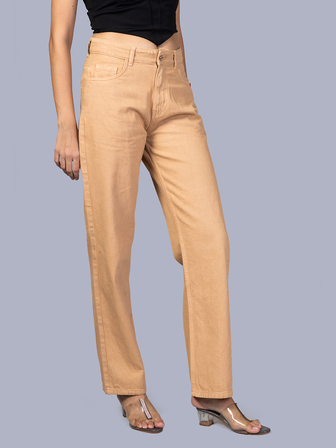 Wide leg Basic Khaki Cargo