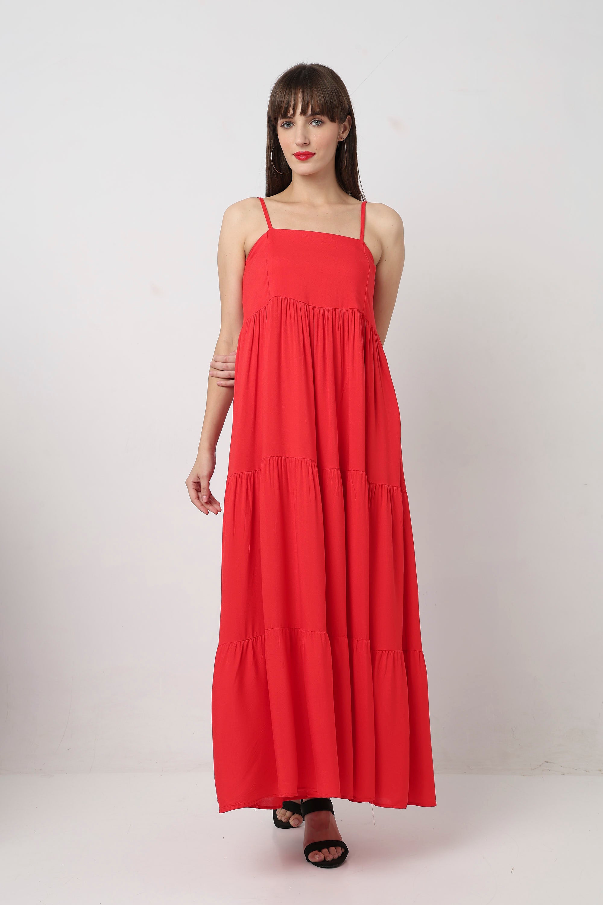 Crimson Breeze Maxi