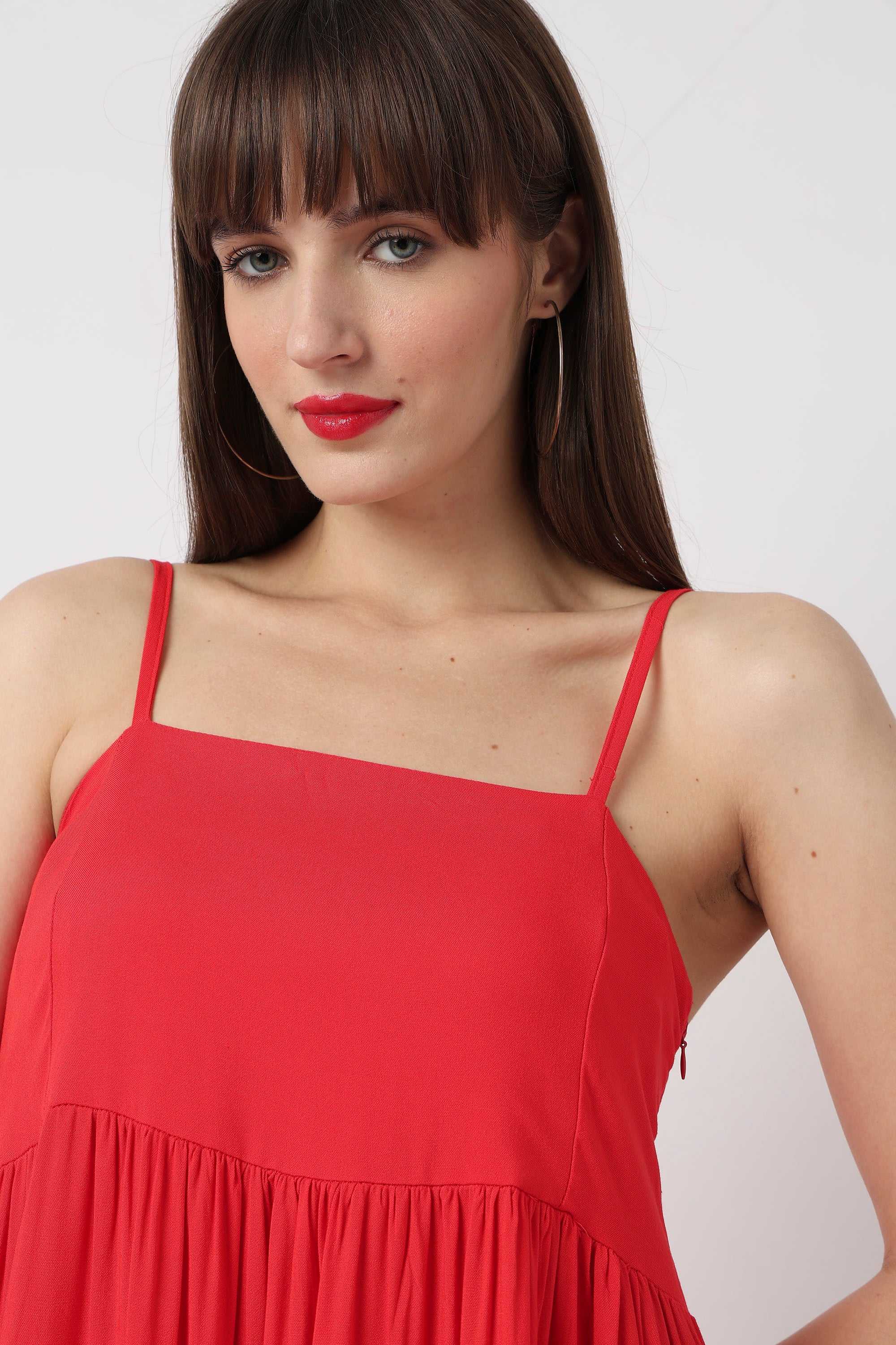 Crimson Breeze Maxi