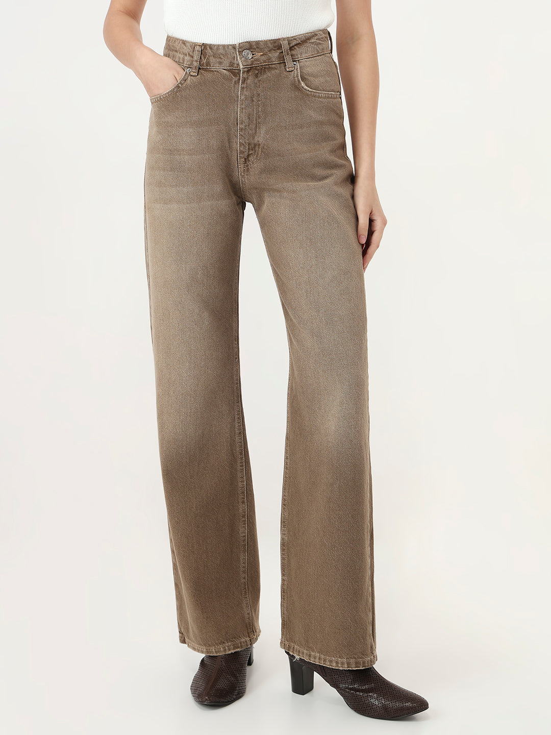 Barcelona Sandstone Straight Jeans