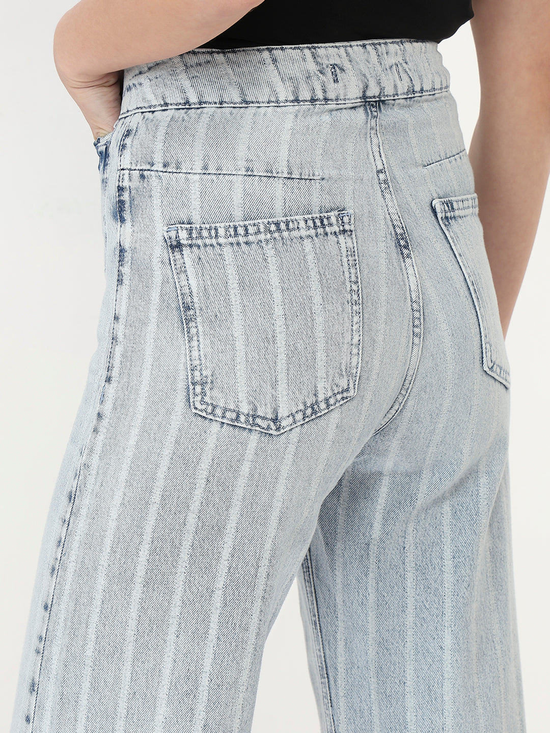 Pinstripe Paris Denim