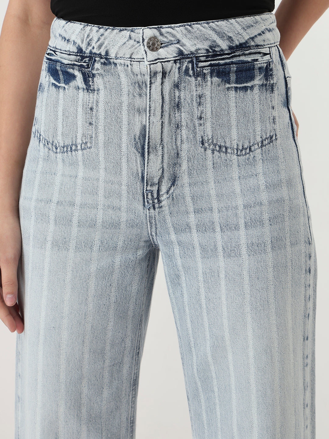 Pinstripe Paris Denim