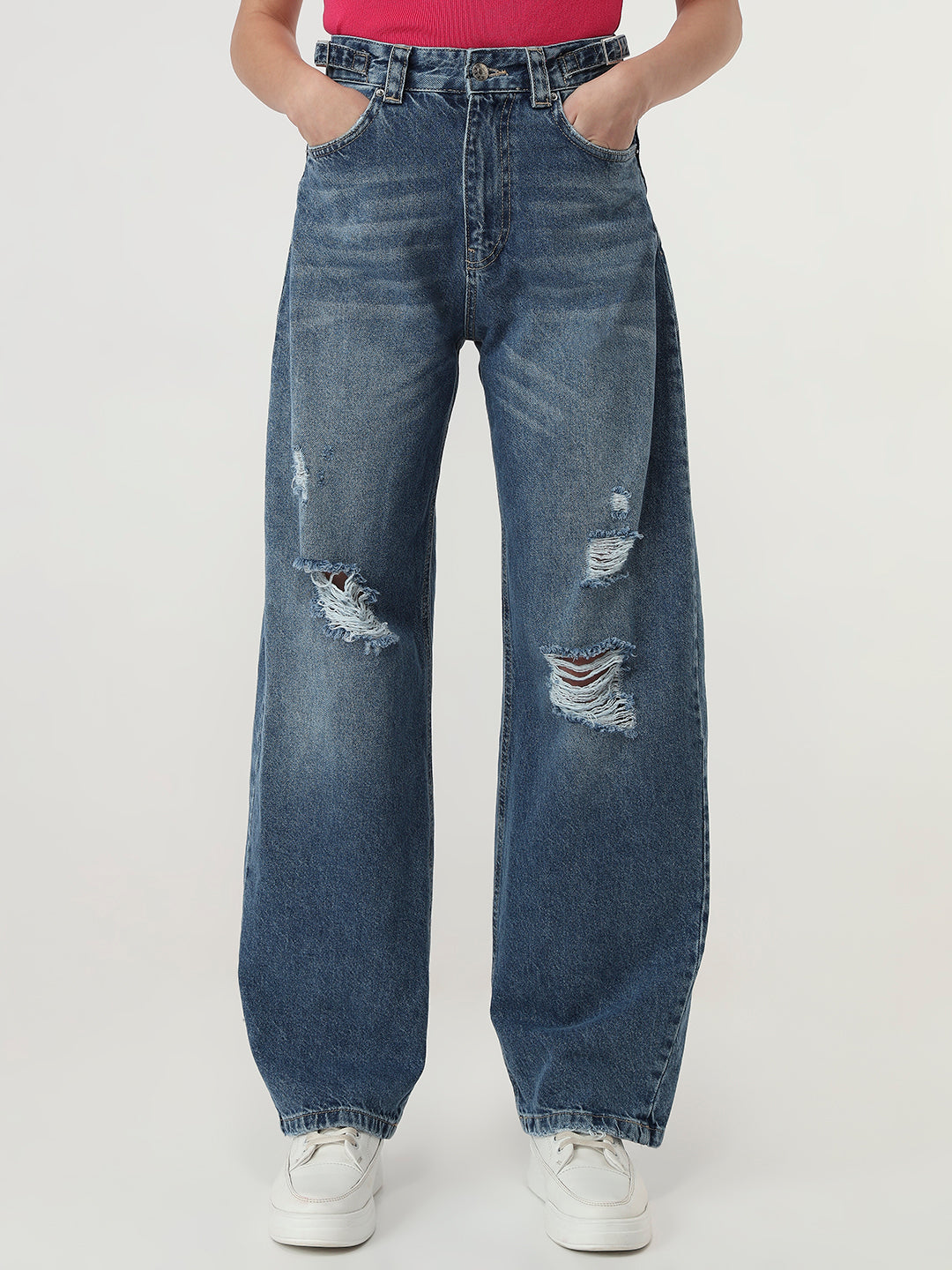 Classic ripped denim