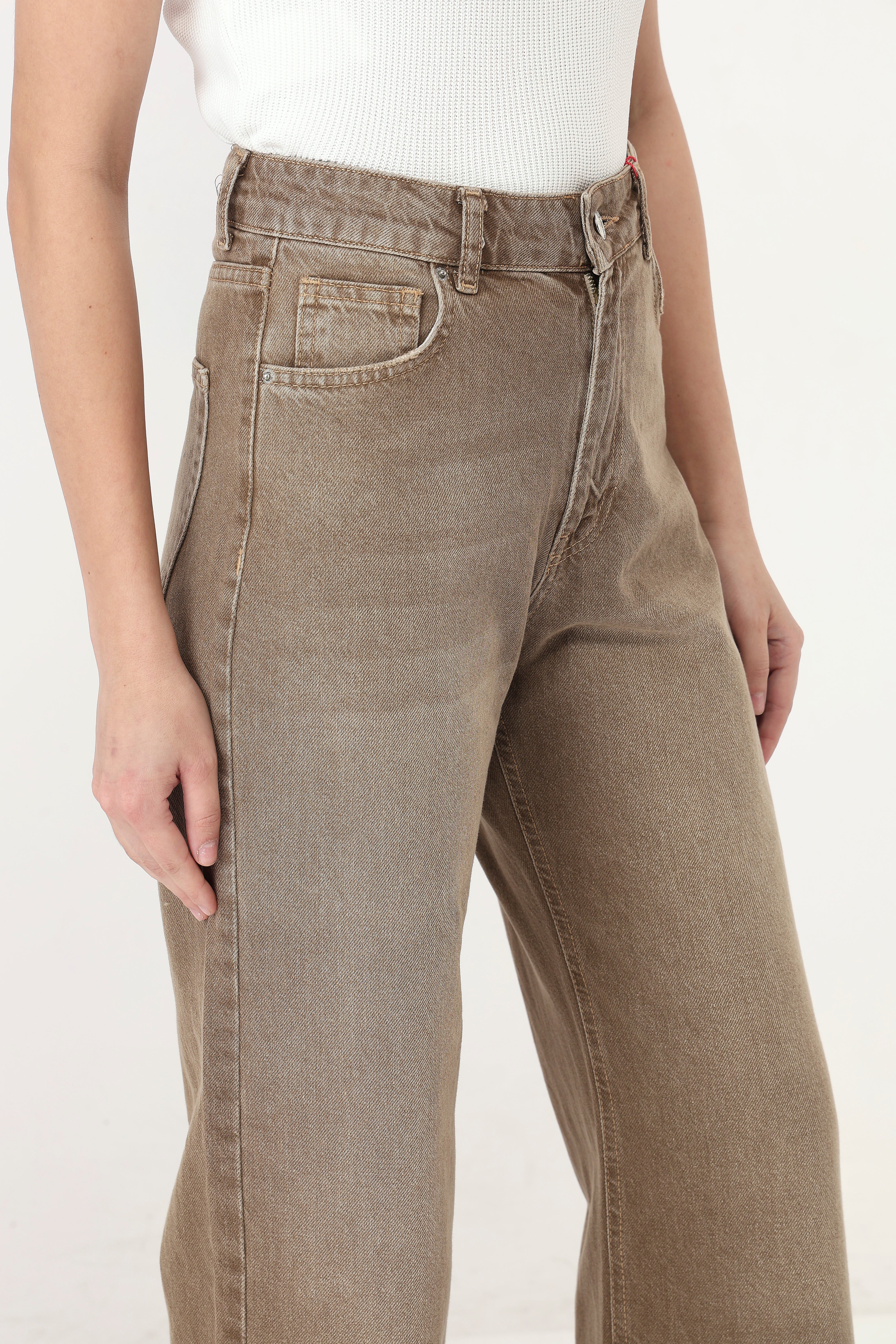 Barcelona Sandstone Straight Jeans